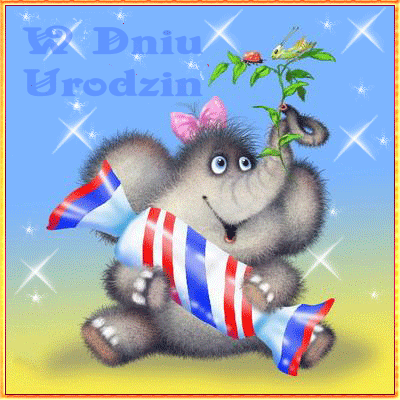 Słonik w dniu urodzin